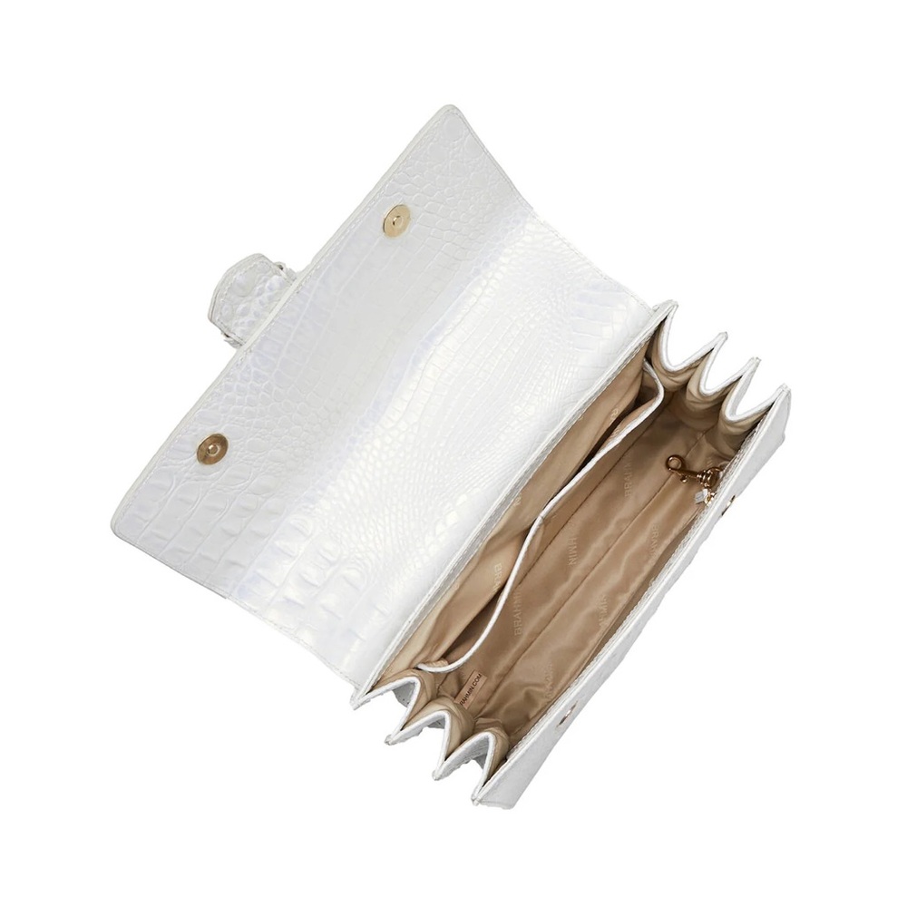 Brahmin Hallie in Shell White - Picture 6 of 7
